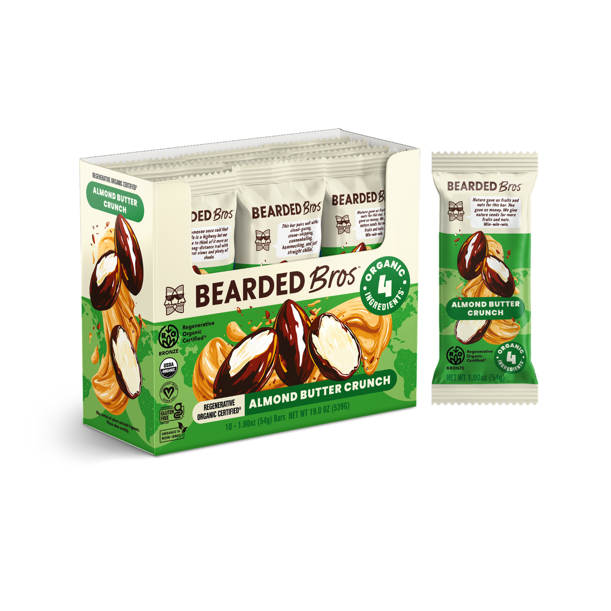 Almond Butter Crunch Regenerative Organic Certified® – Bearded