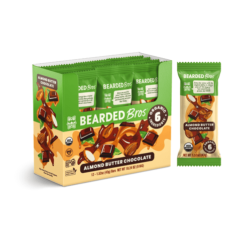 Almond Butter Chocolate 12 Pack - Bearded Brothers