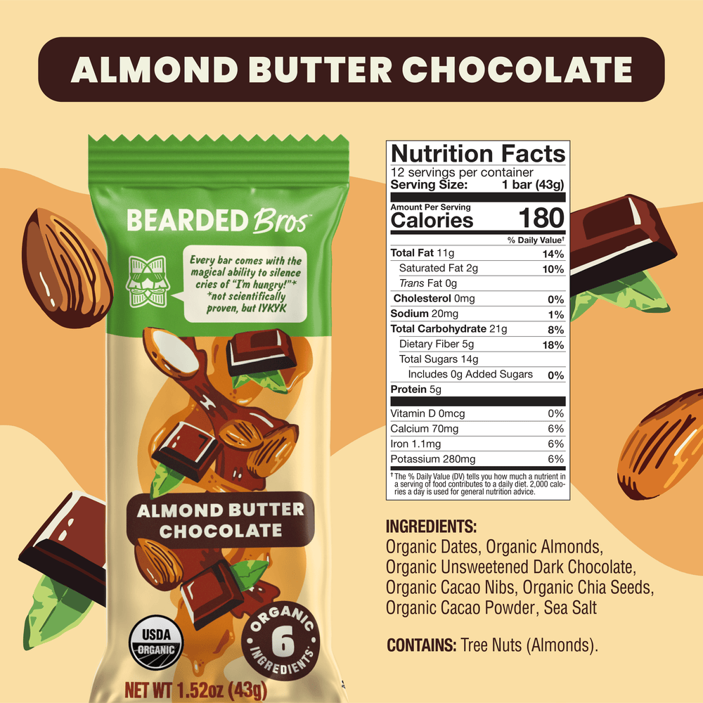 Almond Butter Chocolate - Bearded Brothers