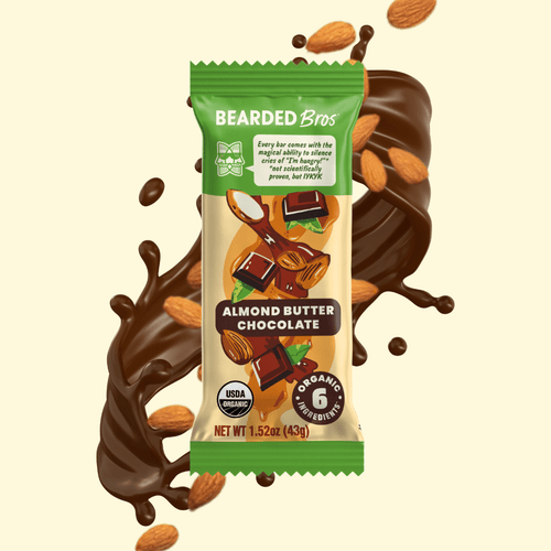 Almond Butter Chocolate Bar - Bearded Brothers
