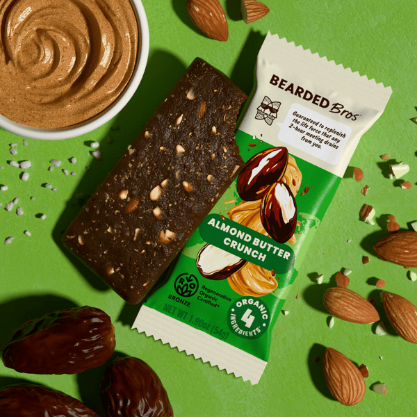 Almond Butter Crunch Regenerative Organic Certified® - 30 Pack - Bearded Brothers