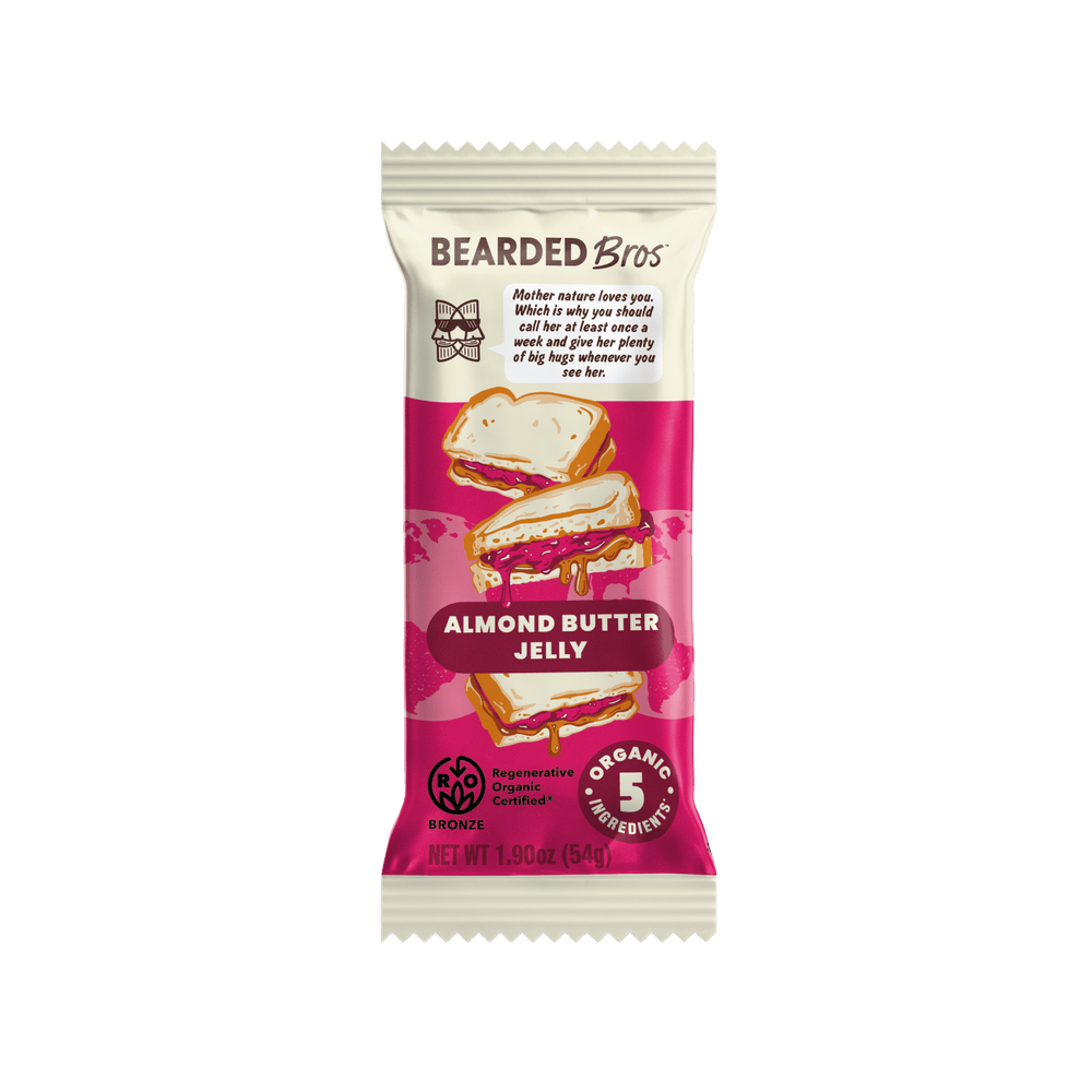 Almond Butter Jelly Regenerative Organic Certified® - 10 pack - Bearded Brothers