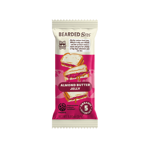 Almond Butter Jelly Regenerative Organic Certified® - 10 pack - Bearded Brothers
