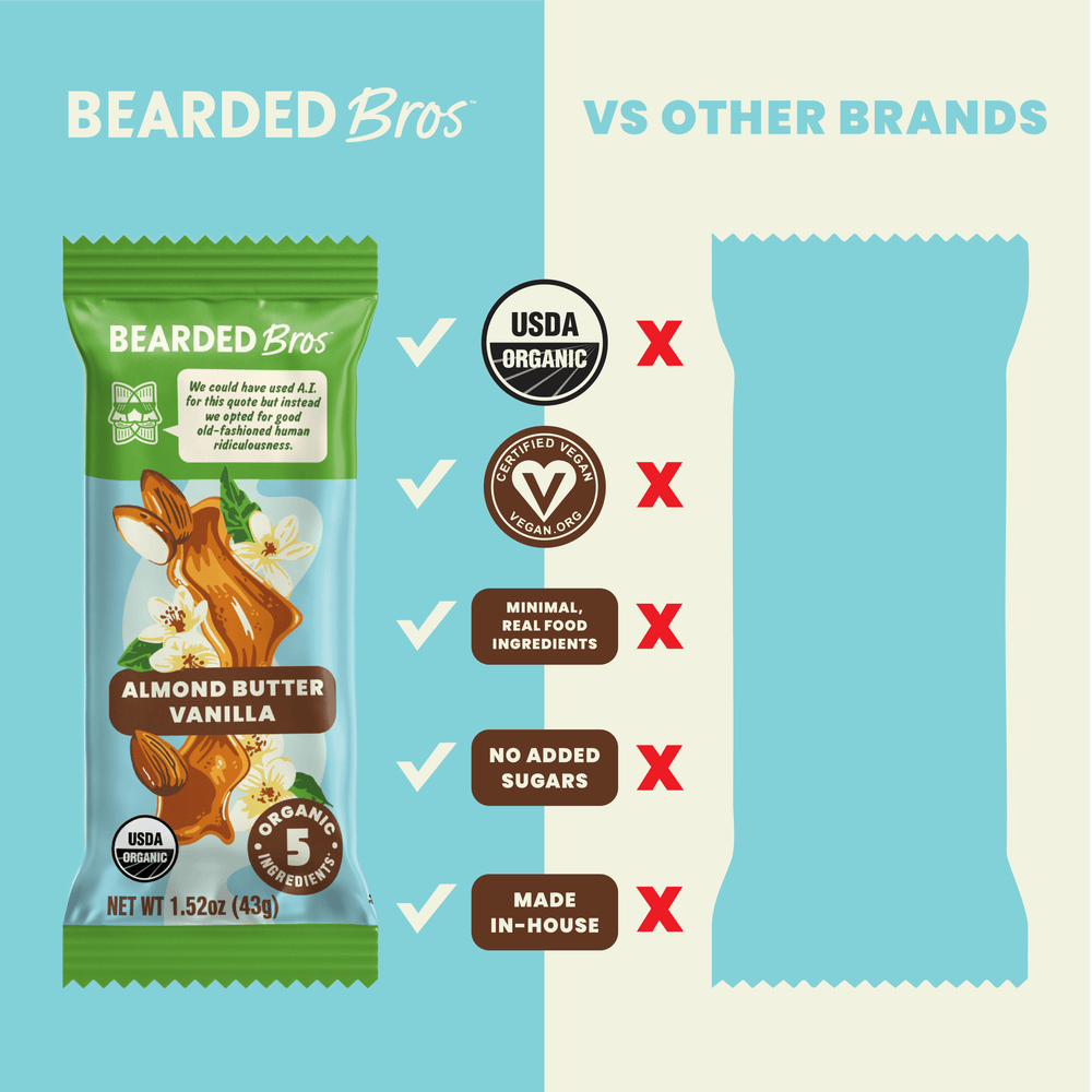 Almond Butter Vanilla 36 Pack - Bearded Brothers