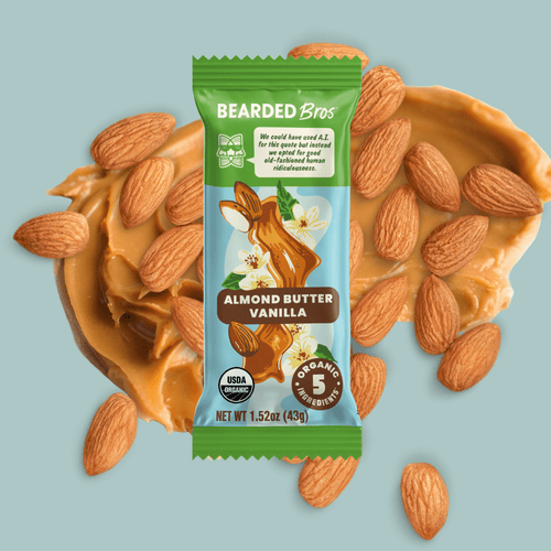 Astonishing Almond Butter Vanilla Bar - Bearded Brothers