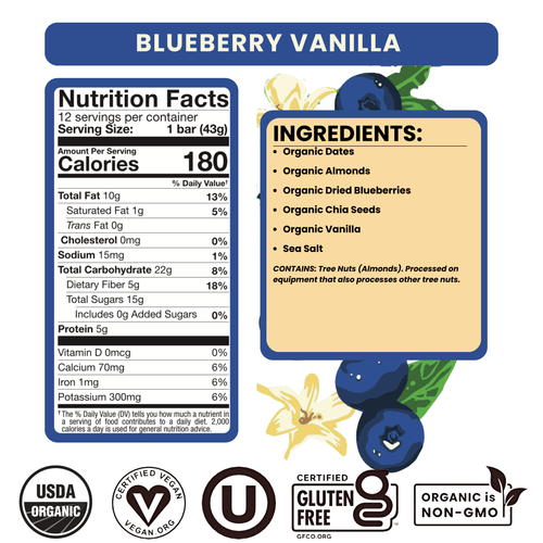 Blueberry Vanilla Bar - Bearded Brothers