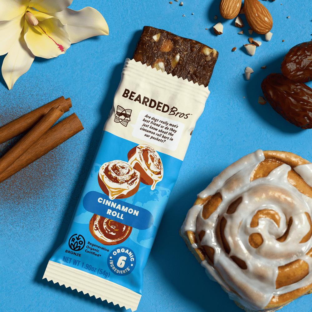 Cinnamon Roll Regenerative Organic Certified® - 30 pack - Bearded Brothers