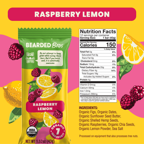 Raspberry Lemon 36 Pack - Bearded Brothers