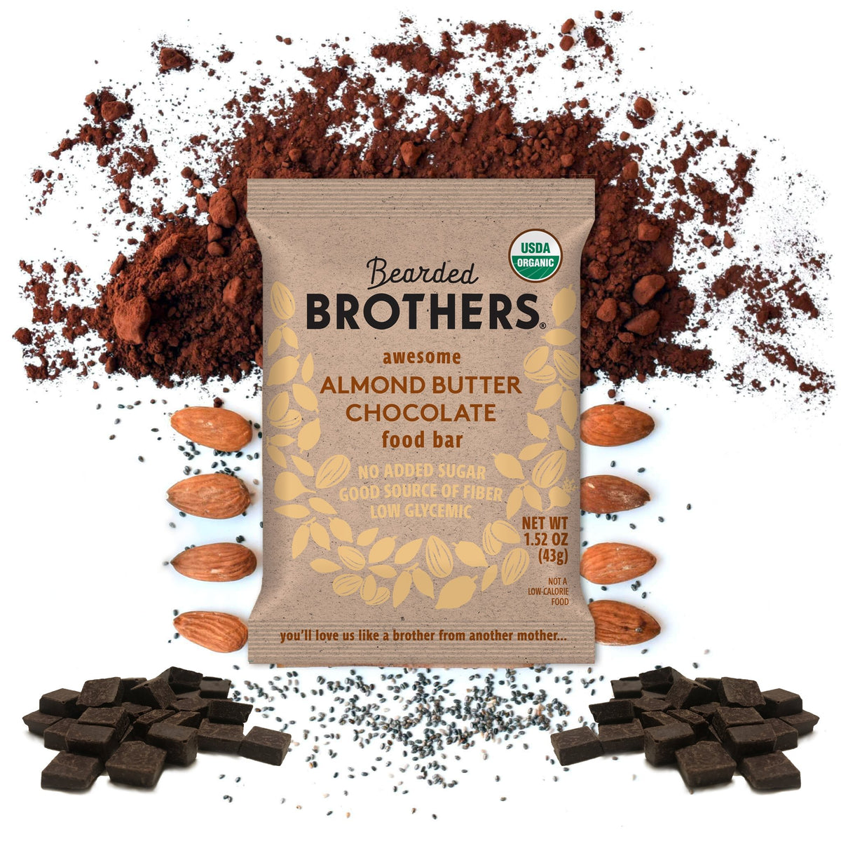 Awesome Almond Butter Chocolate - Bearded Brothers