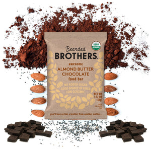 Awesome Almond Butter Chocolate 12 Pack-Bearded Brothers