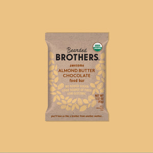 Awesome Almond Butter Chocolate Bar-Bearded Brothers