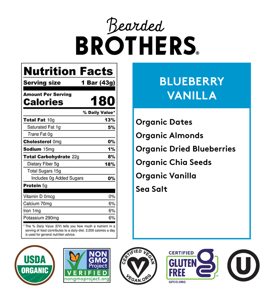 Bodacious Blueberry Vanilla 12 Pack-Bearded Brothers