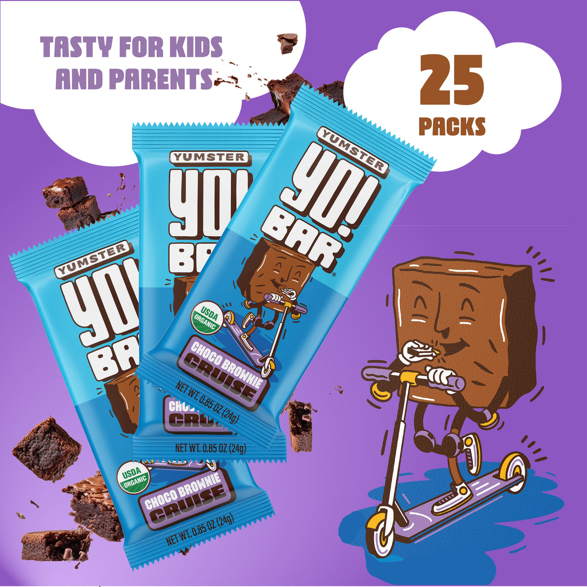 Yo! Bar Chocolate Brownie for Kids – Bearded Brothers