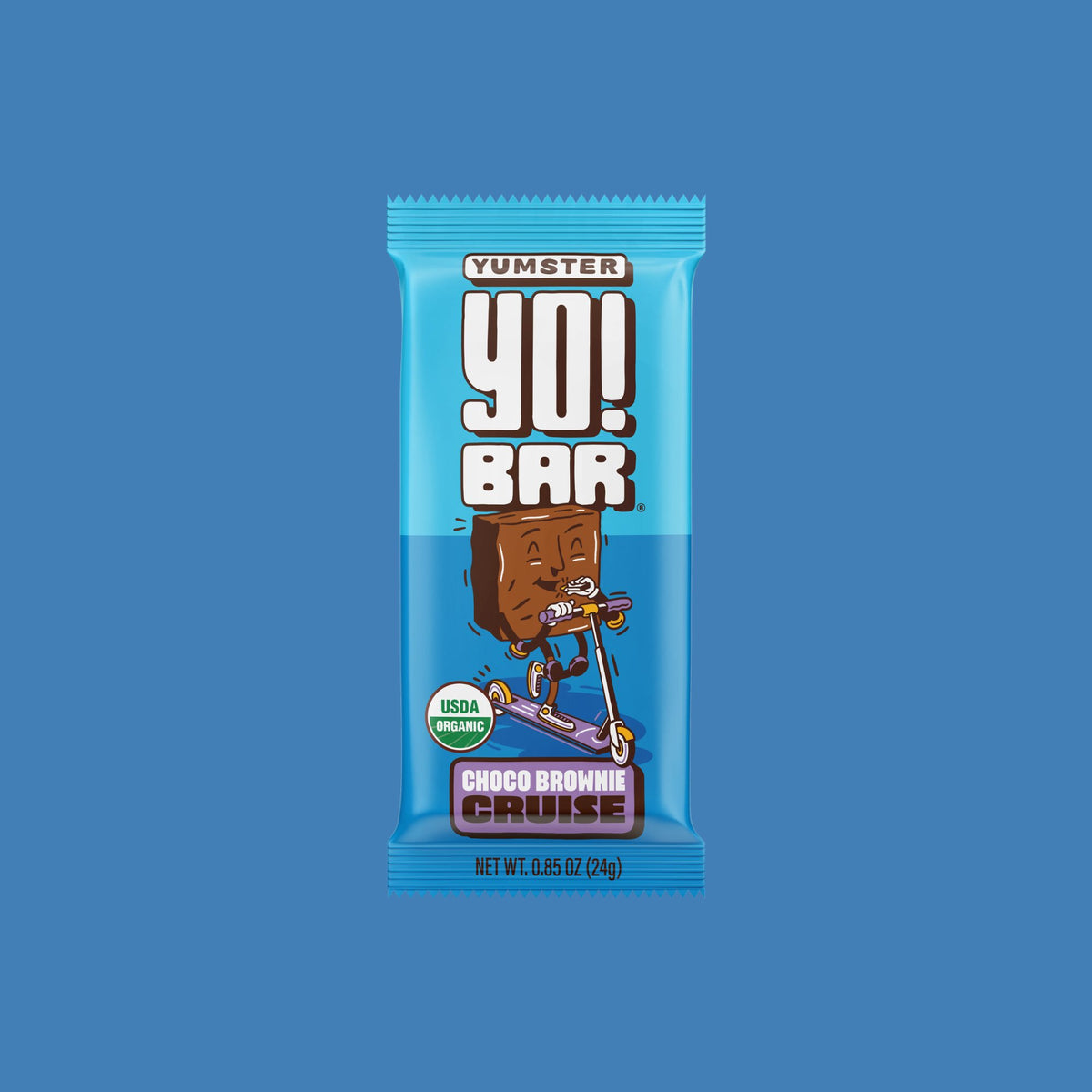 Yo! Bar Chocolate Brownie for Kids Bearded Brothers