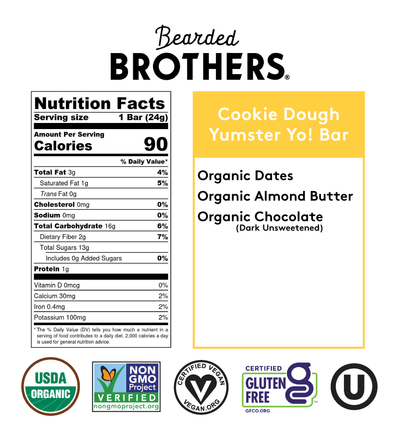 Cookie Dough Yumster Yo! Bar - Bearded Brothers