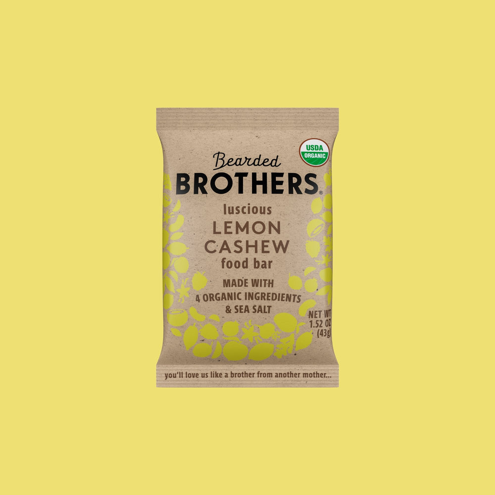 Luscious Lemon Cashew Bar-Bearded Brothers