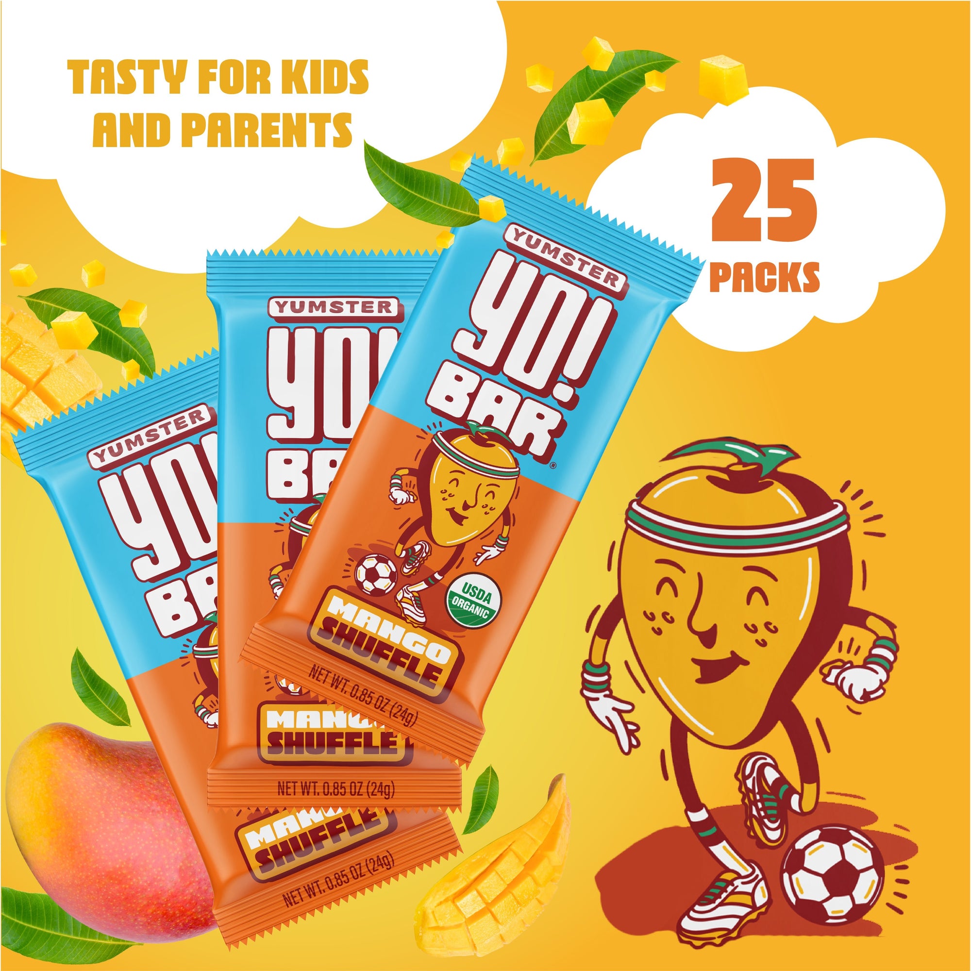 Mango Shuffle Yumster Yo! Bar 25 Pack - Bearded Brothers