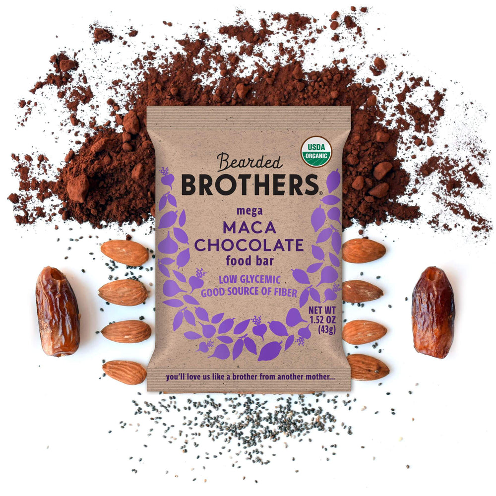 Mega Maca Chocolate Bar-Bearded Brothers