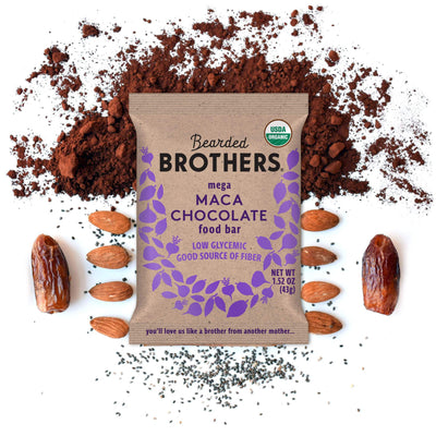 Mega Maca Chocolate Bar - Bearded Brothers