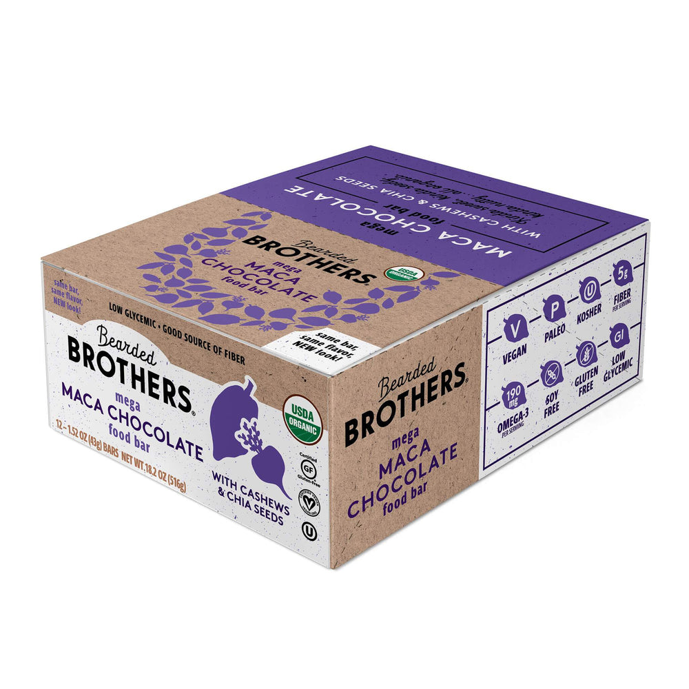 Mega Maca Chocolate Bar-Bearded Brothers